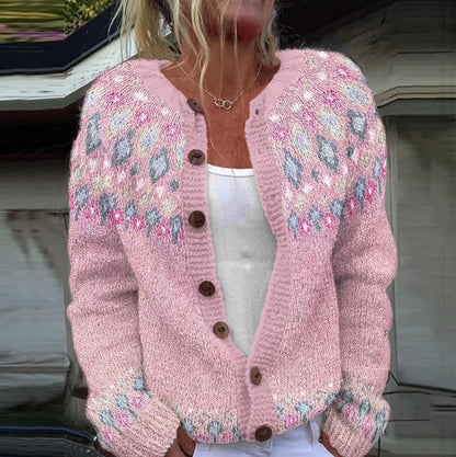 Soft Pink Cozy Sweater Cardigan