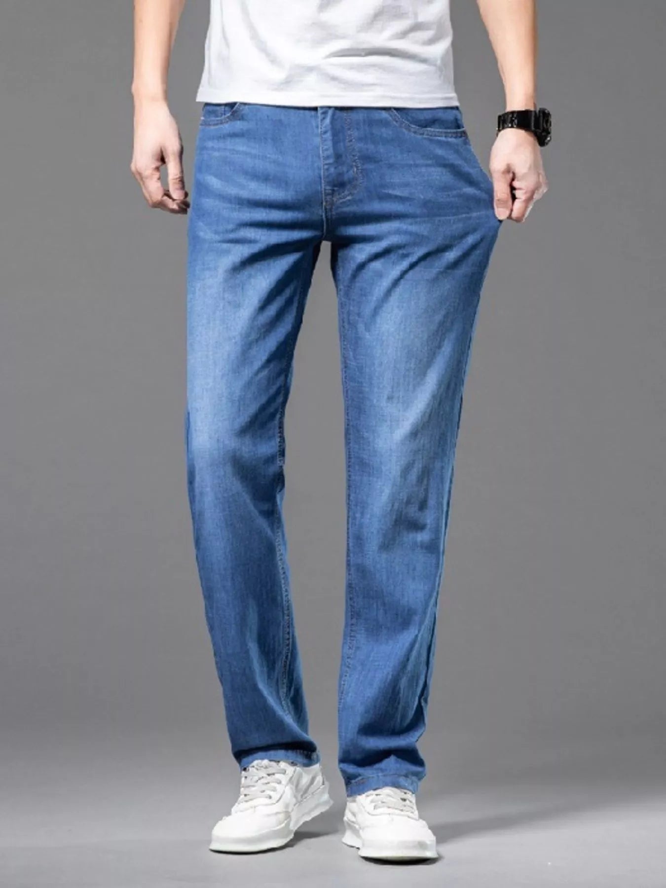 Classic Navy Slim Fit Jeans