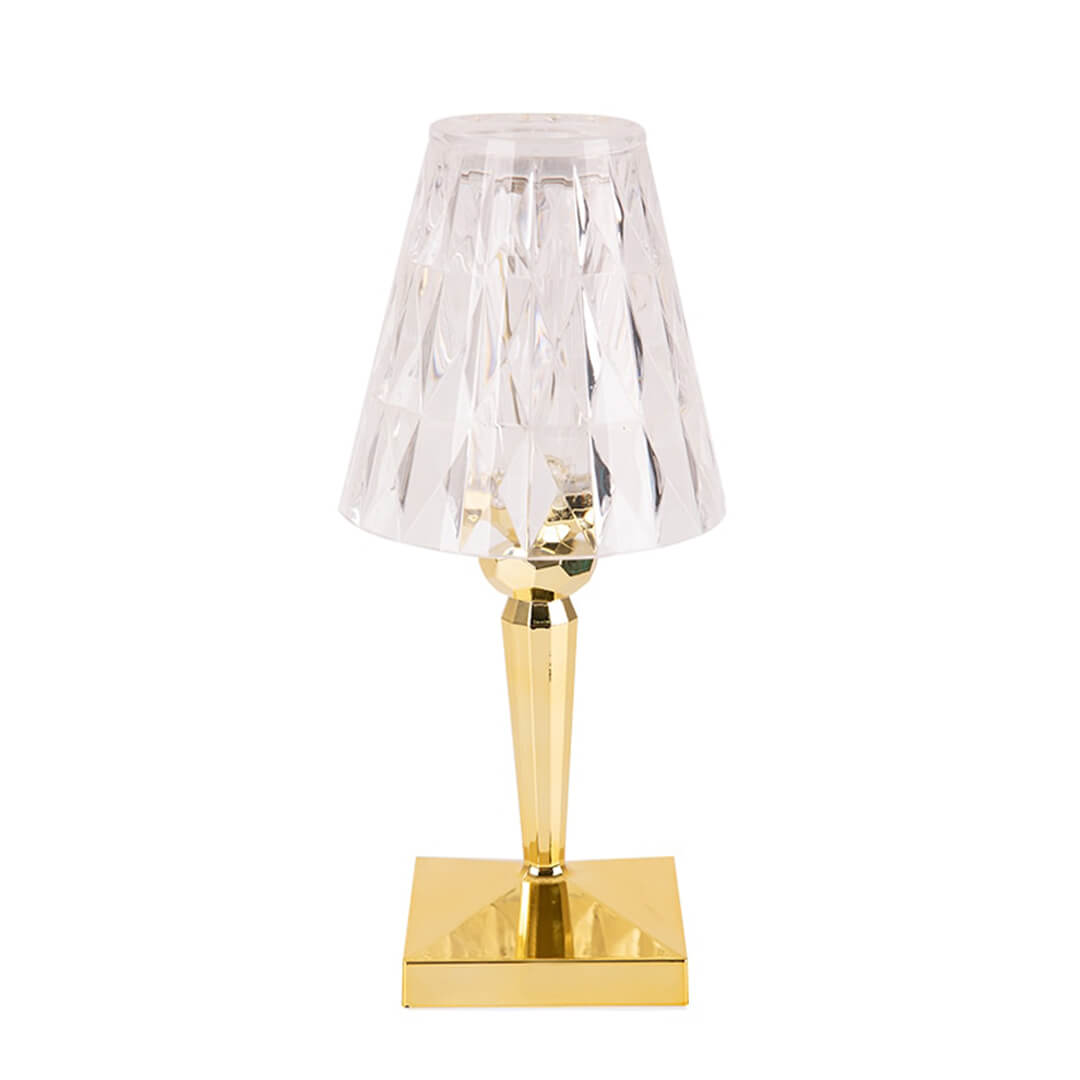 Crystal Cordless Diamond Table Lamp