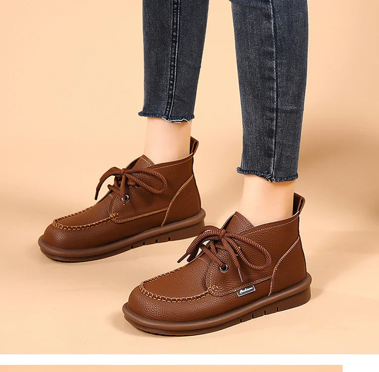 Comfy Women's Ankle Boots - Waterproof and Grip Soles