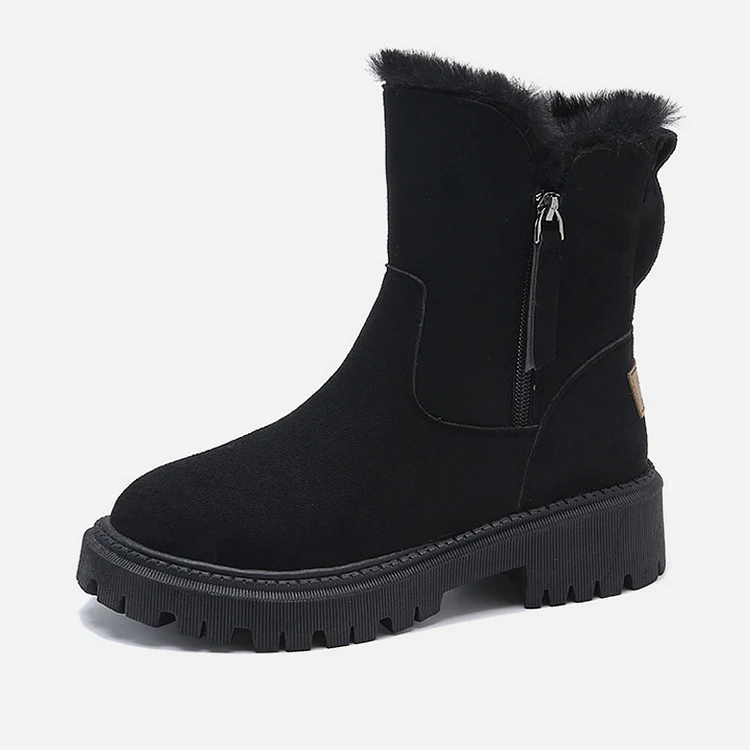 Comfy Faux Fur Winter Boots for Women