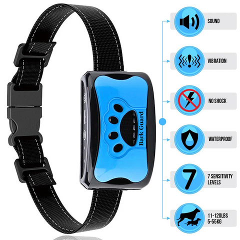 Humane Rechargeable Water Resistant Bark Control Collar