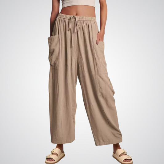 Relaxed Fit Comfortable Women's Pants - OutfitLondon