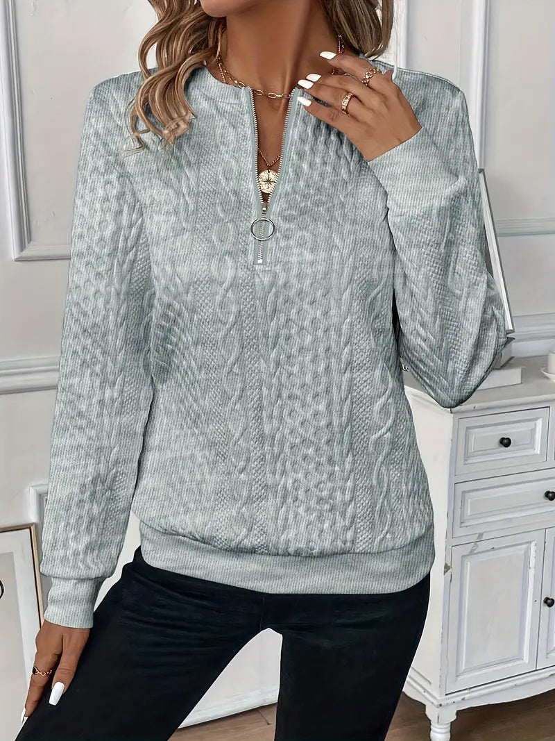 Classic Zip Up Jumper