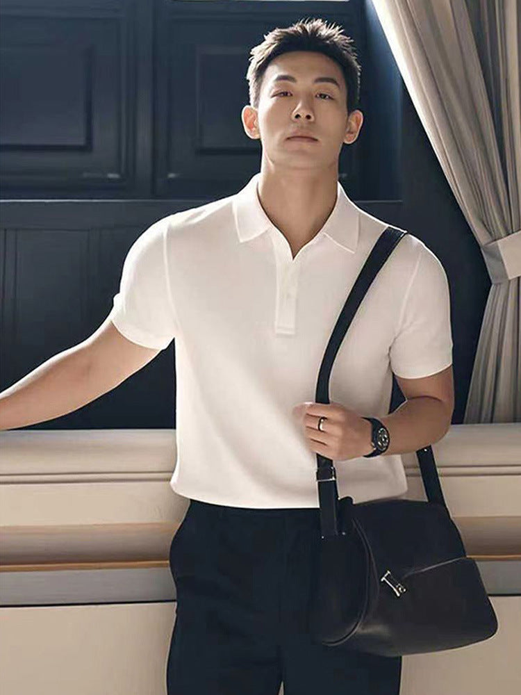 Men's Classic Cotton Slim Fit Polo Shirt