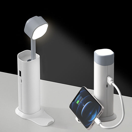 Telescopic Folding Rechargeable LED Desk Lamp Learning Mobile Power Eye Protection Desk Lamp