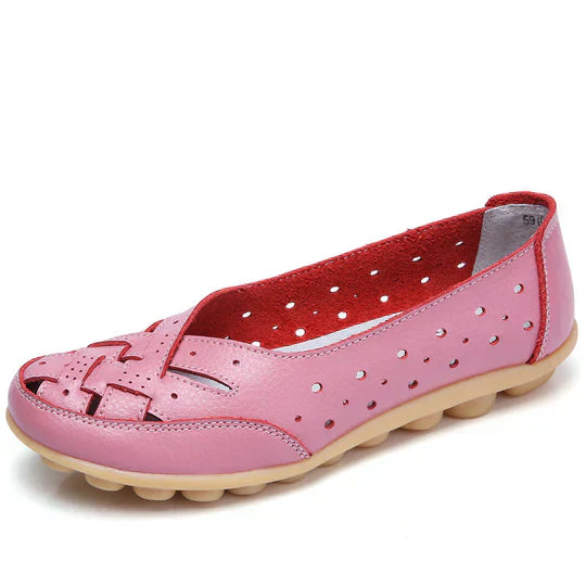 Soft Leather Ballet Flat Shoes