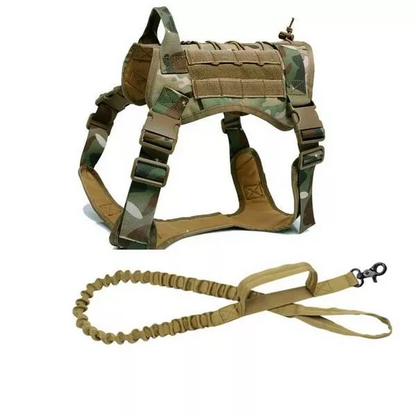 Military No-Pull Tactical Dog Harness Vest