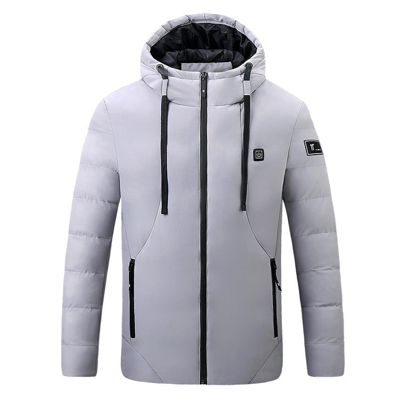 Winter Heated Jackets SmartHeating Cotton Codts HedtedHooded Jackets for Men
