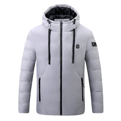 Winter Heated Jackets SmartHeating Cotton Codts HedtedHooded Jackets for Men