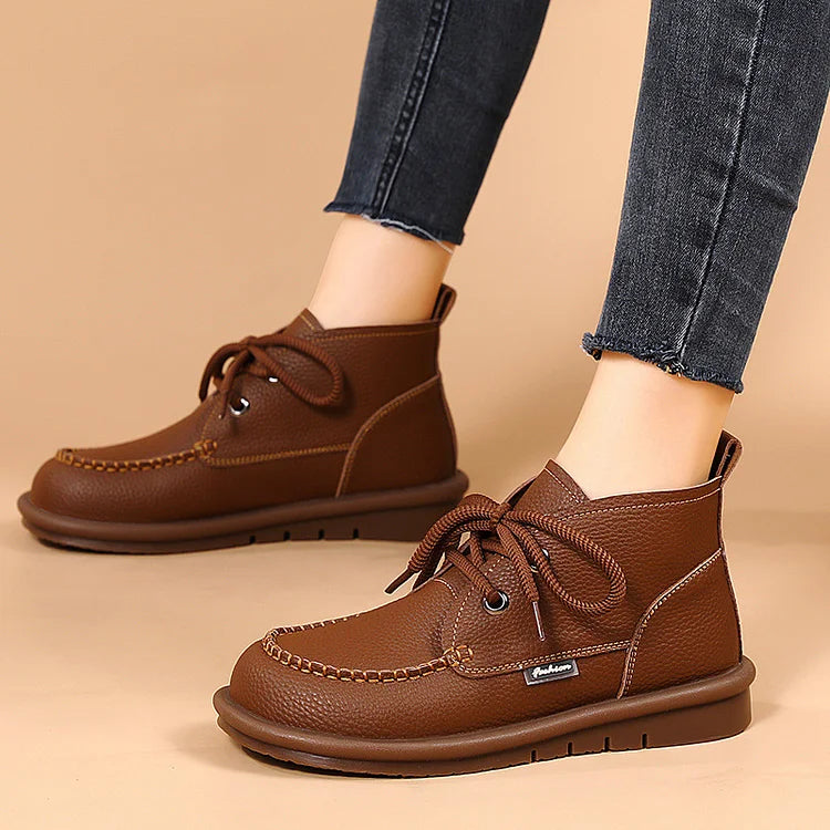 Comfy Women's Ankle Boots - Waterproof and Grip Soles - OutfitLondon