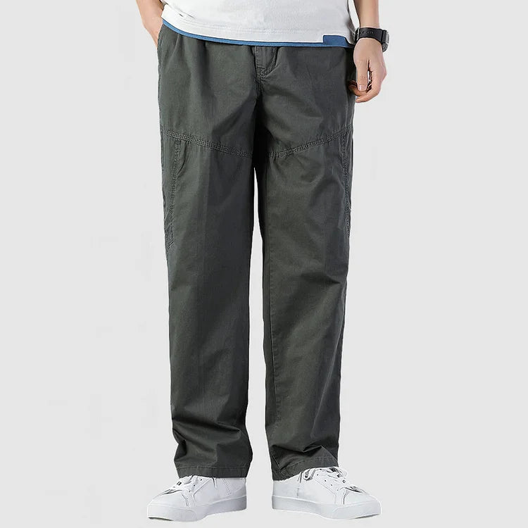 Practical Men's Multi Pocket Work Pants - OutfitLondon