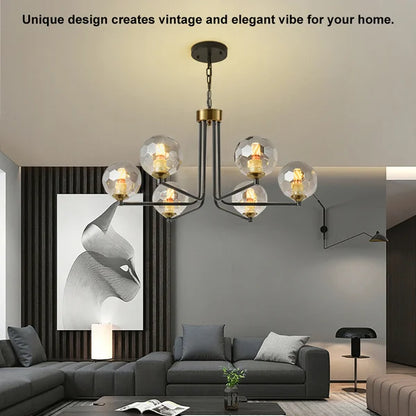 Luxurious Glass Pendant Lamp