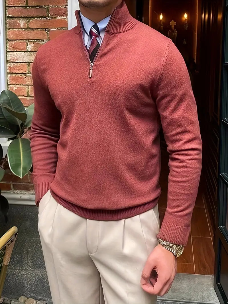 Cozy Mens Cable Knit Sweater