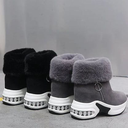Warm Women's Faux Fur Winter Boots