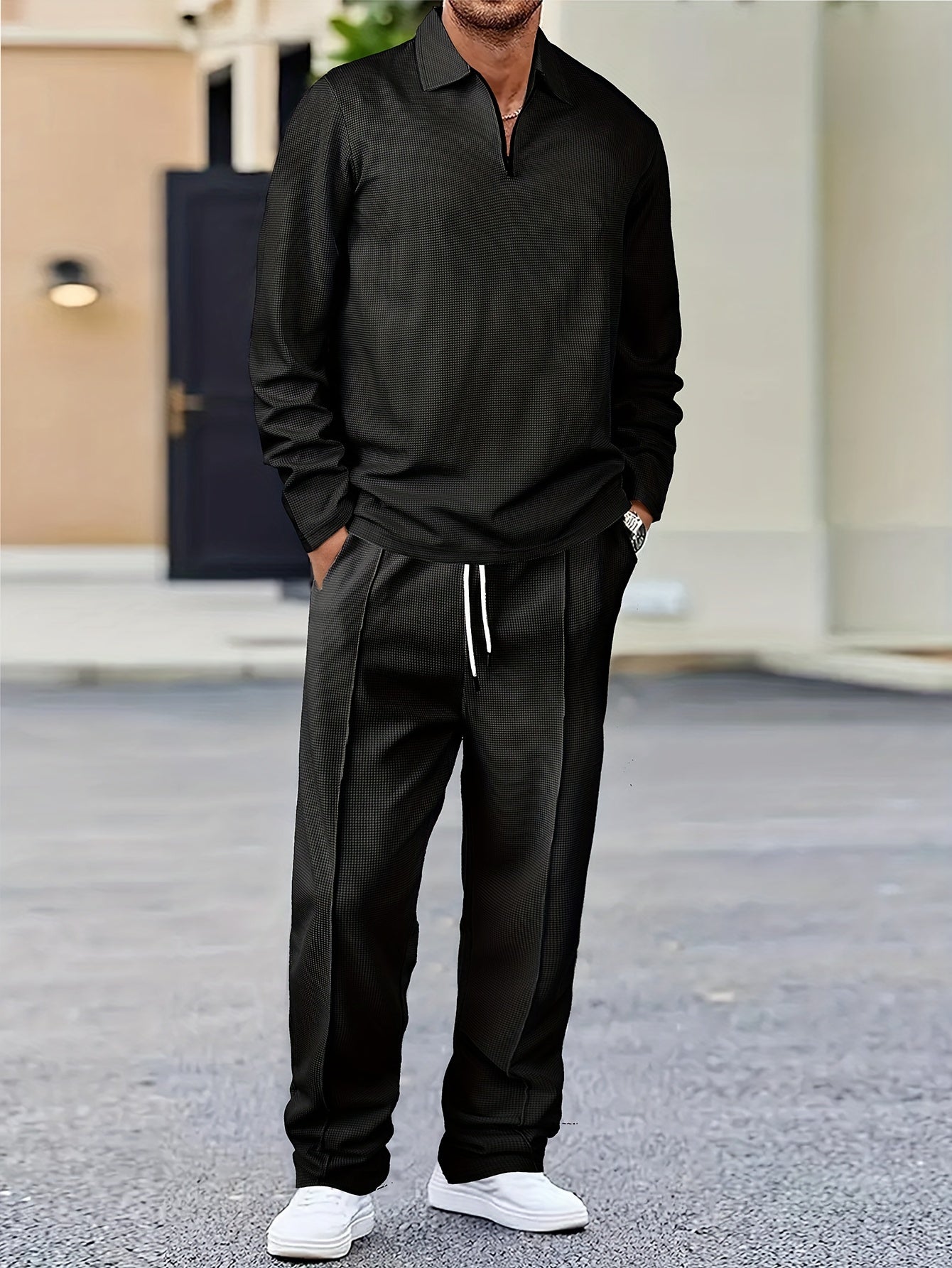 Comfortable Loose Fit Mens Jogger Suit