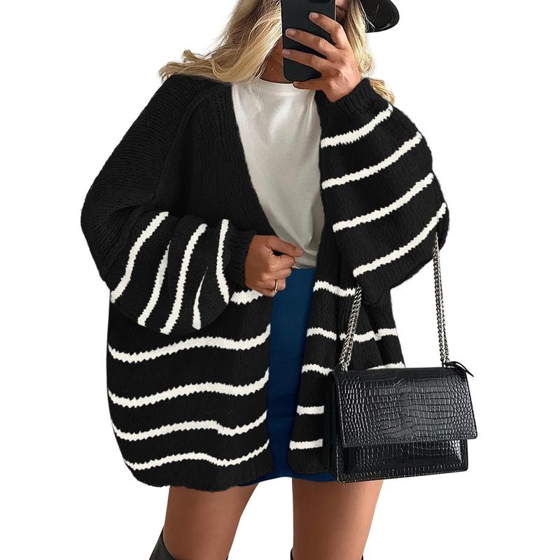 Women's Cozy Large Fit Fall Knit Sweater Cardigan