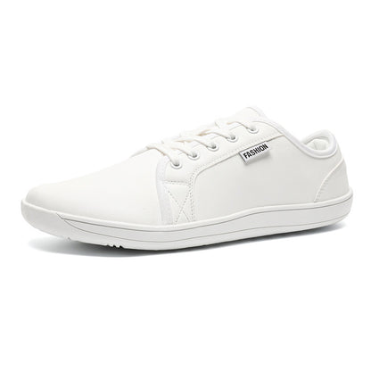 Zero Drop Leather Shoes Barefoot Sneakers
