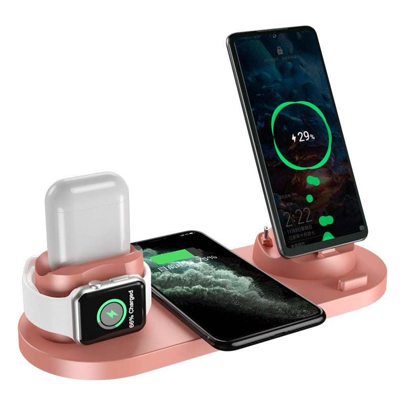 6 In 1 Wireless Charger For IPhone/Android/Type-C