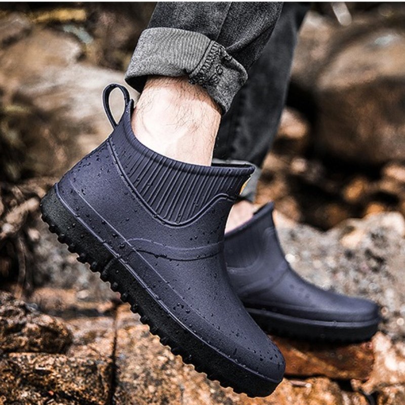Rain Ankle Boots Slip-on Nonskid Orthopedic Shoes