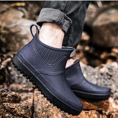 Rain Ankle Boots Slip-on Nonskid Orthopedic Shoes
