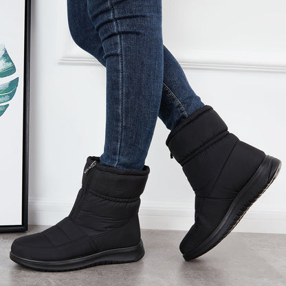 Waterproof Winter Snow Boots Warm Fur Lining Booties