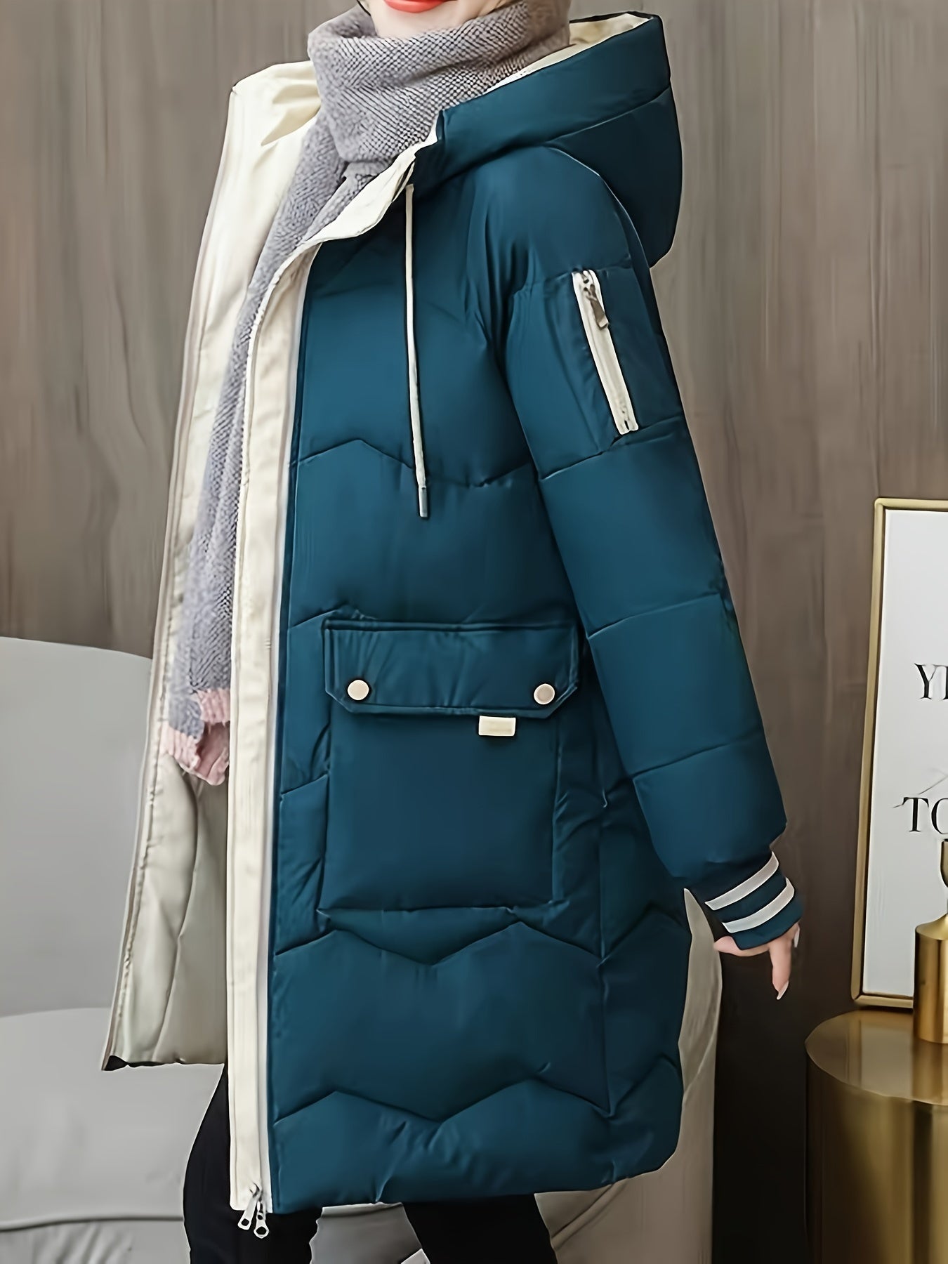 Waterproof Ladies Long Winter Parka Jacket