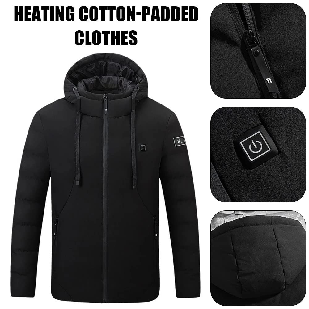 Winter Heated Jackets SmartHeating Cotton Codts HedtedHooded Jackets for Men