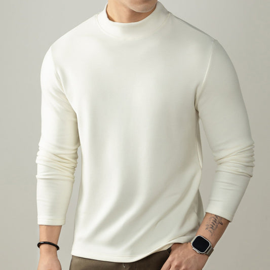 Men's Slim-Fit Cotton Long Sleeve Undershirt