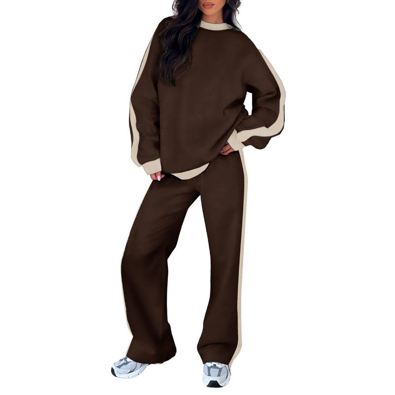 Soft Cozy Loungewear Set Sweatshirt and Jogger Pants