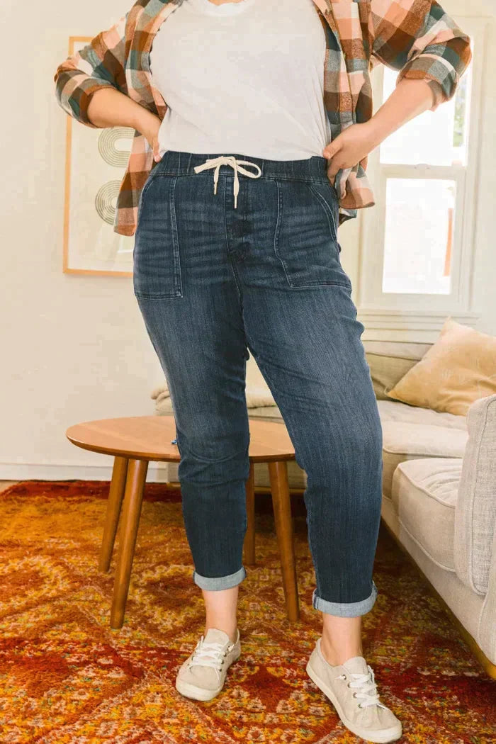 Soft Women's Stretchy High Waist Joggers with Elastic Band