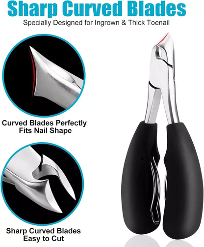 Toenail Clippers For Senior / Nail Clippers For Thick Nail & Ingrown Nail | Made In Germany | Stainless Steel & Professional Clippers
