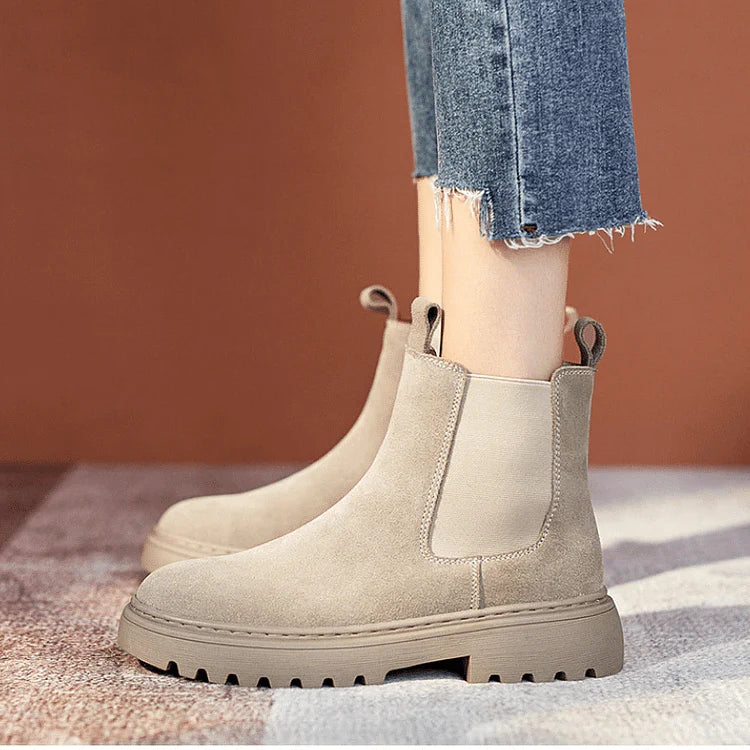 Cozy Faux Fur Insulated Ankle Boots for Women