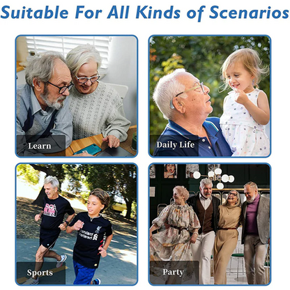 Hearing Aids For Seniors Rechargeable Hearing Aids With 4 Channel And Intelligent Noise Cancelling
