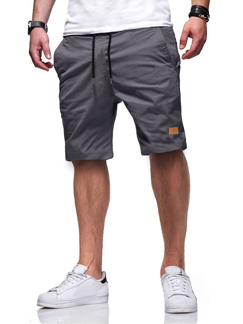 Men's Casual Elastic Waist Shorts