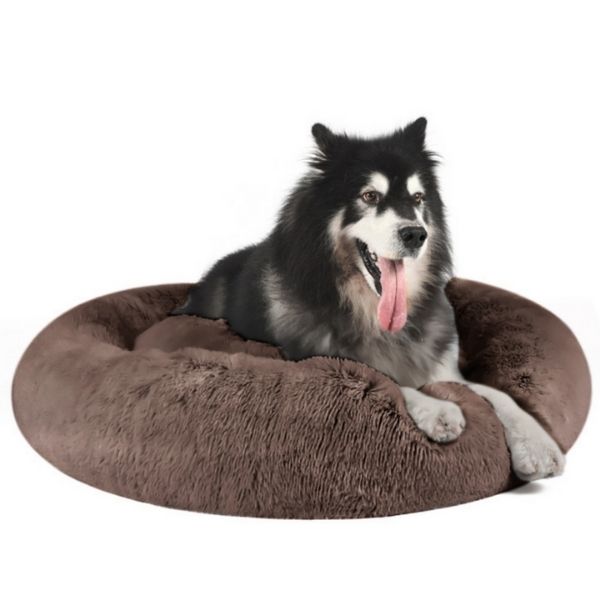 Calming Dog Bed - Comfy Dount Cat And Dog Bed & Anti Anxiety Pet Bed