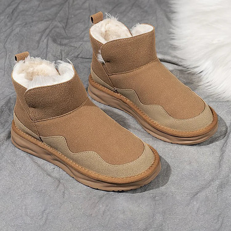 Warm Waterproof Mid Calf Winter Boots for Women