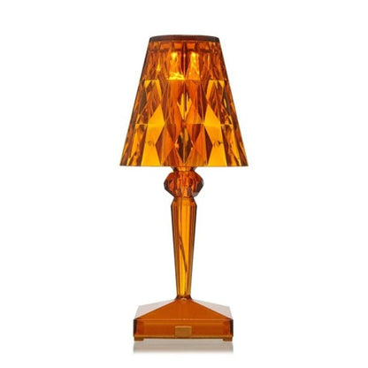 Crystal Cordless Diamond Table Lamp