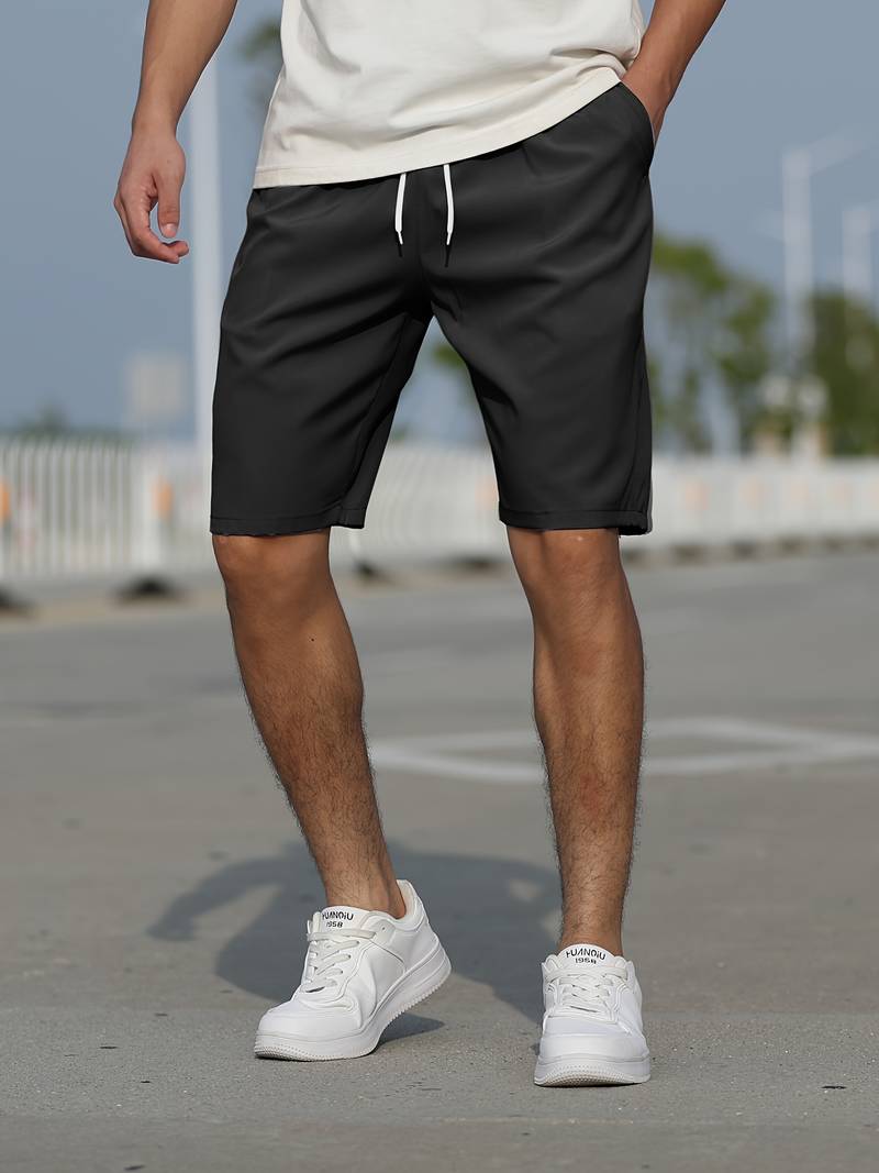 Casual Graphic Elastic Waist Shorts