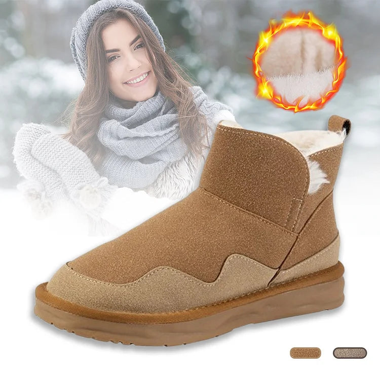 Warm Waterproof Mid Calf Winter Boots for Women