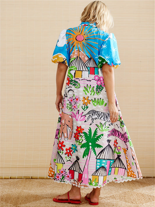Elegant Casual Summer Dress for Women - OutfitLondon