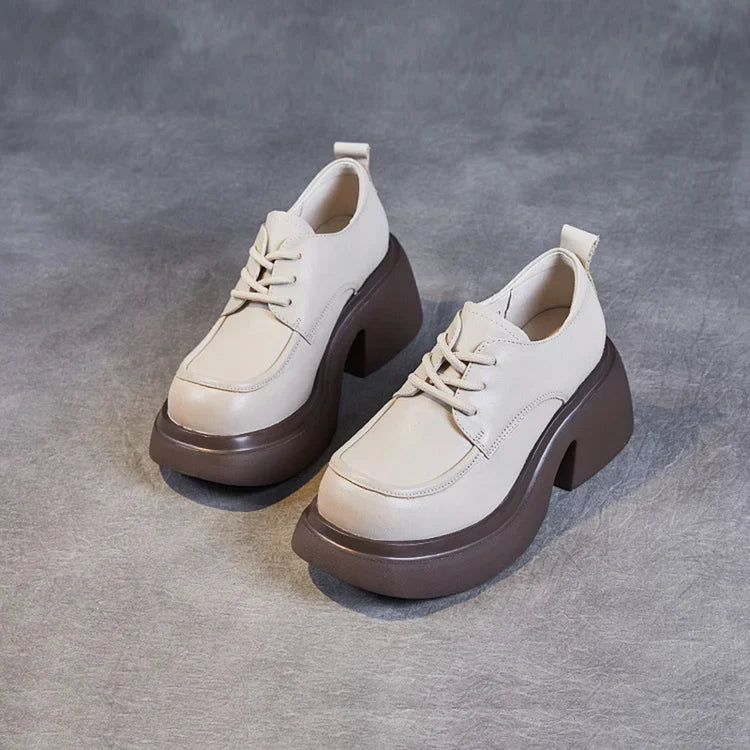Classic High Heel Comfort Loafers