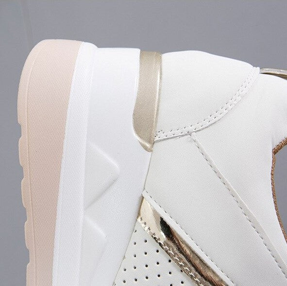 Orthopedic New Women Sneakers Lace-up Wedge Sport Design