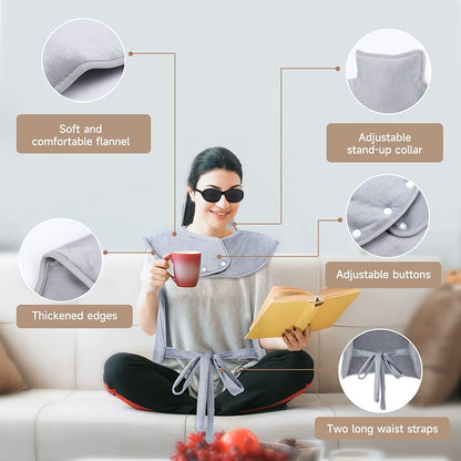 Shoulder and Back Heating Pad, Heated Poncho for Back