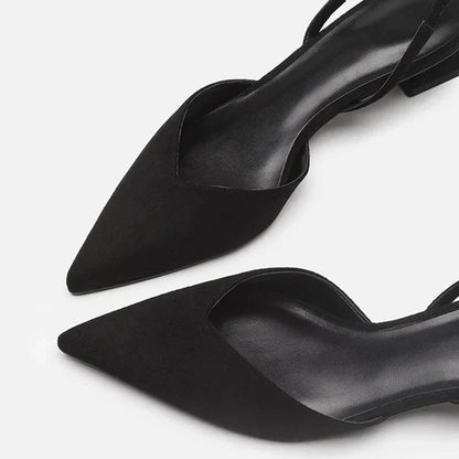 Elegant Women's Sandals with Closed Toe | Low Heel