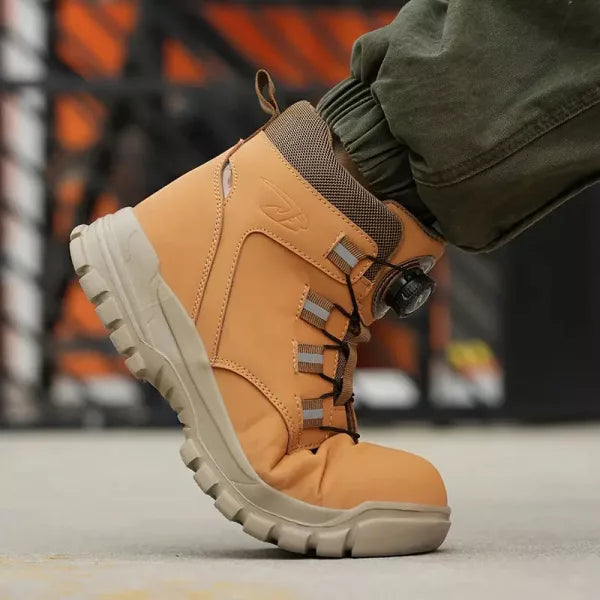 Waterproof, Indestructible Work Shoes for Men with Steel Toe Cap