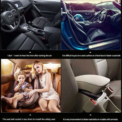 2 Packs Car Seat Belt Clip Extension