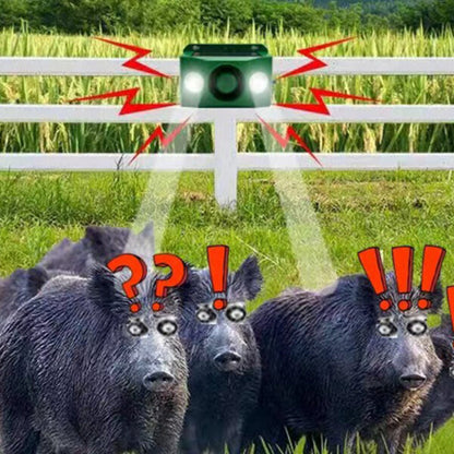 New Beast Repellent Solar Warning Lights With Loud Volume