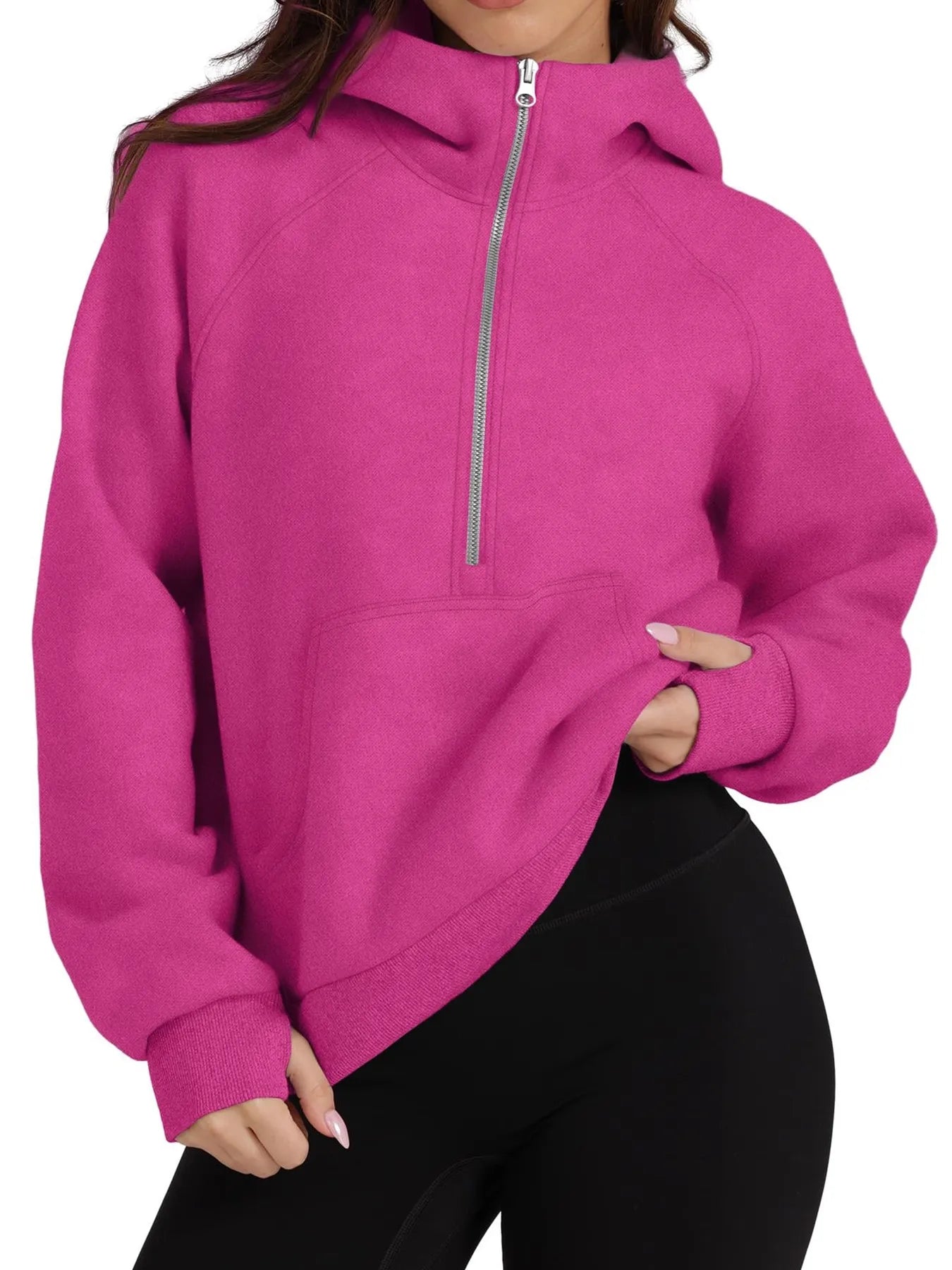 Soft Fleece Hoodie with Front Pocket