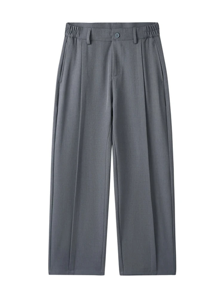 Relaxed Fit Mens Pleated Dress Pants